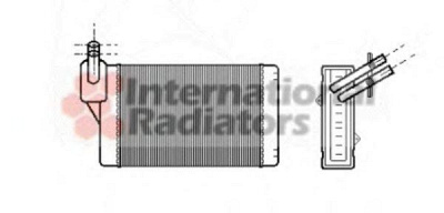 VAN WEZEL 58006060 -  Теплообменник, отопление салона